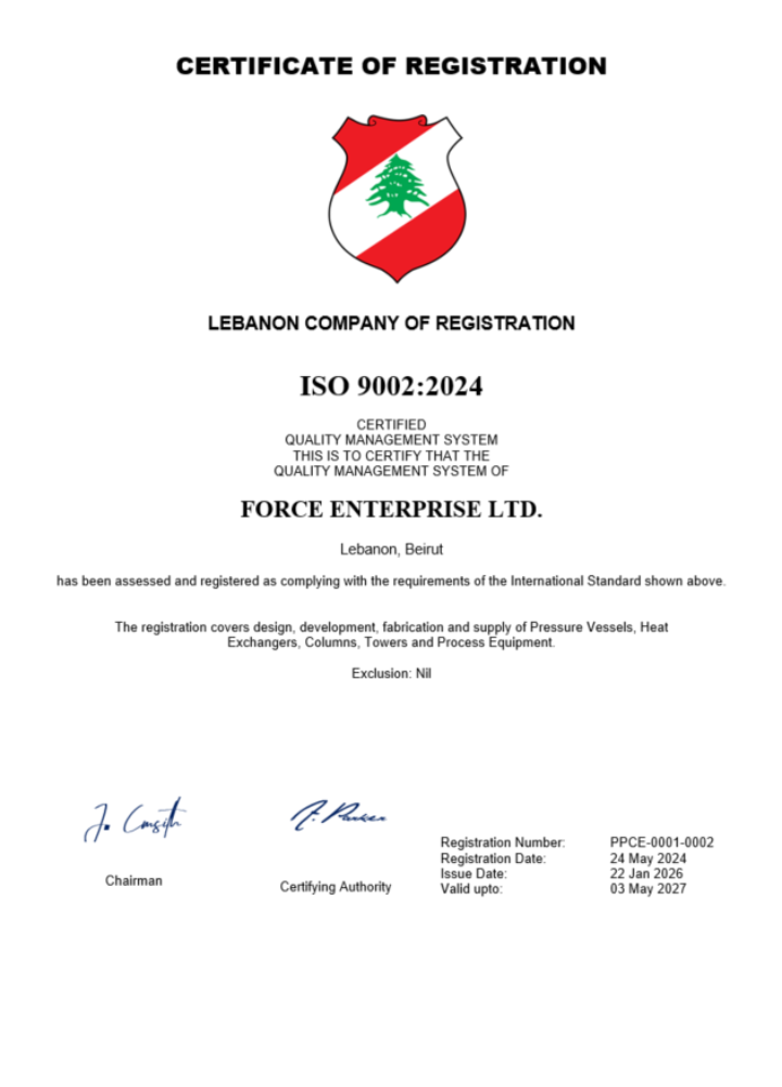 Lebanon company registration certificate Word and PDF template